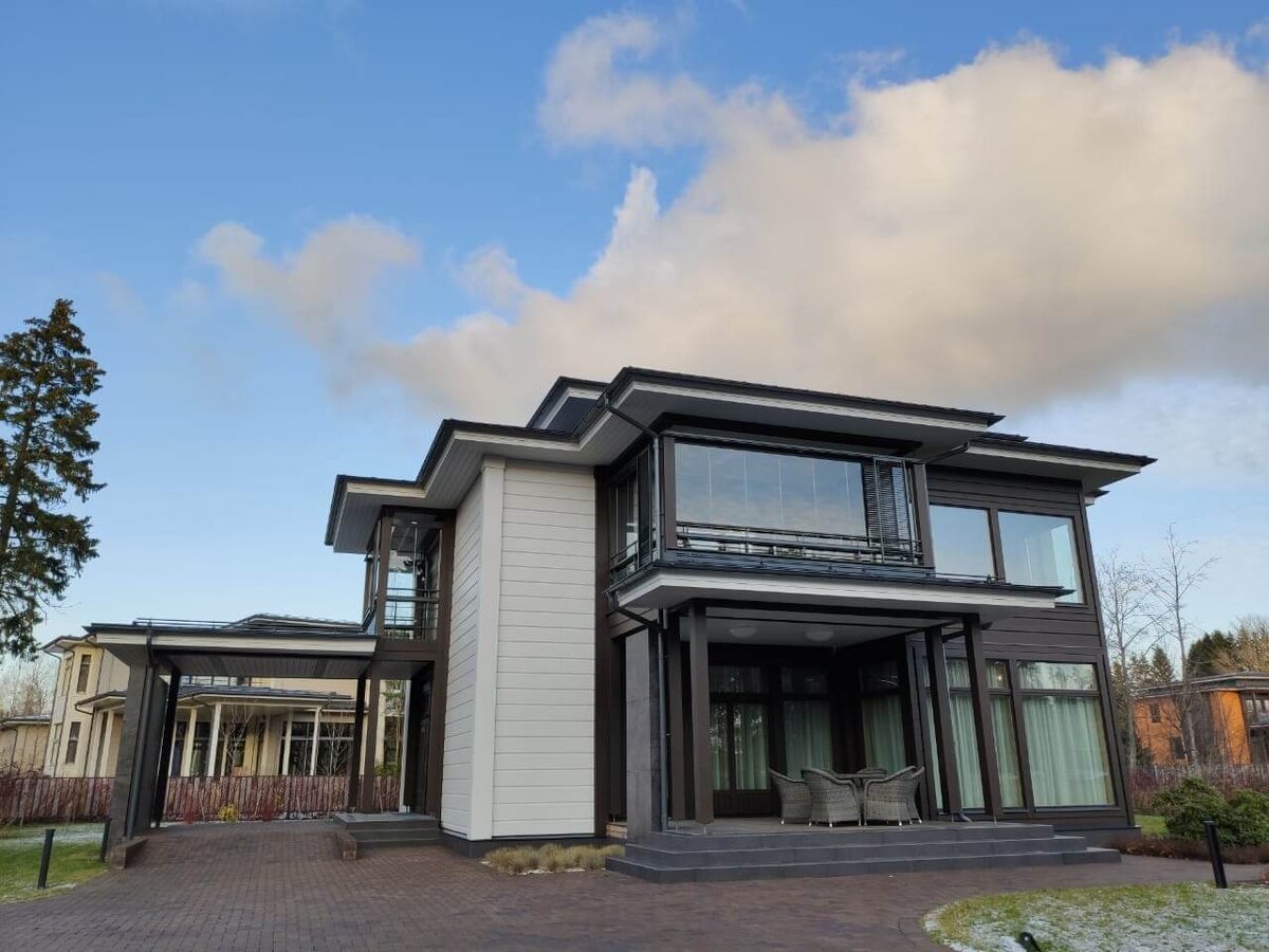 Дом с плоской кровлей