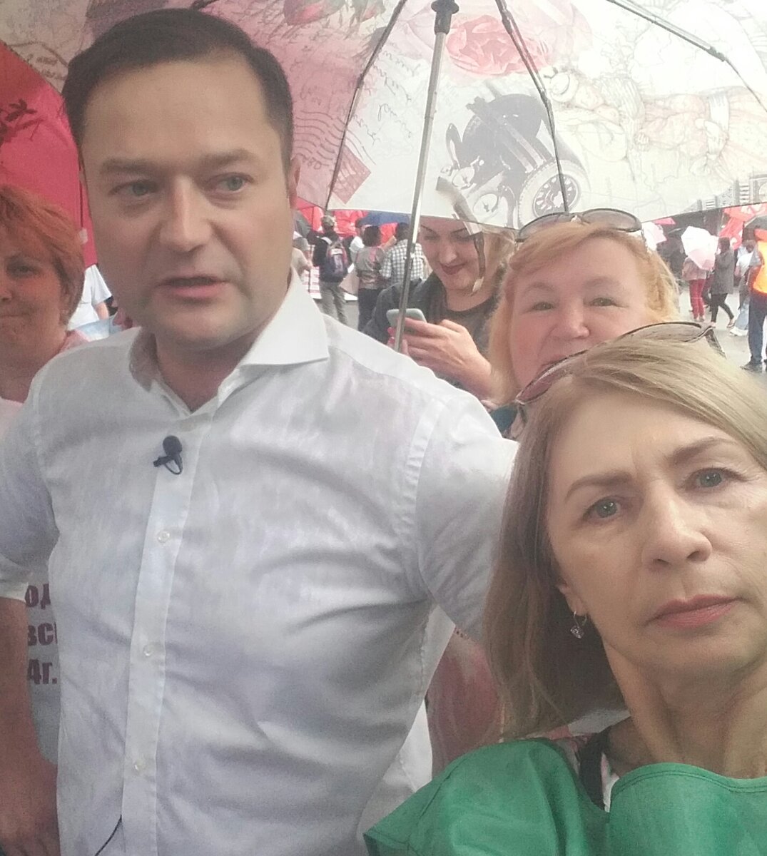 Митинг 13 июля 2019 года в Краснодаре в парке 30 летия Победы. Авторское фото