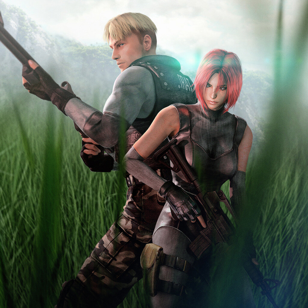 Регина вместе со своим напарником Диланом из Dino Crisis 2