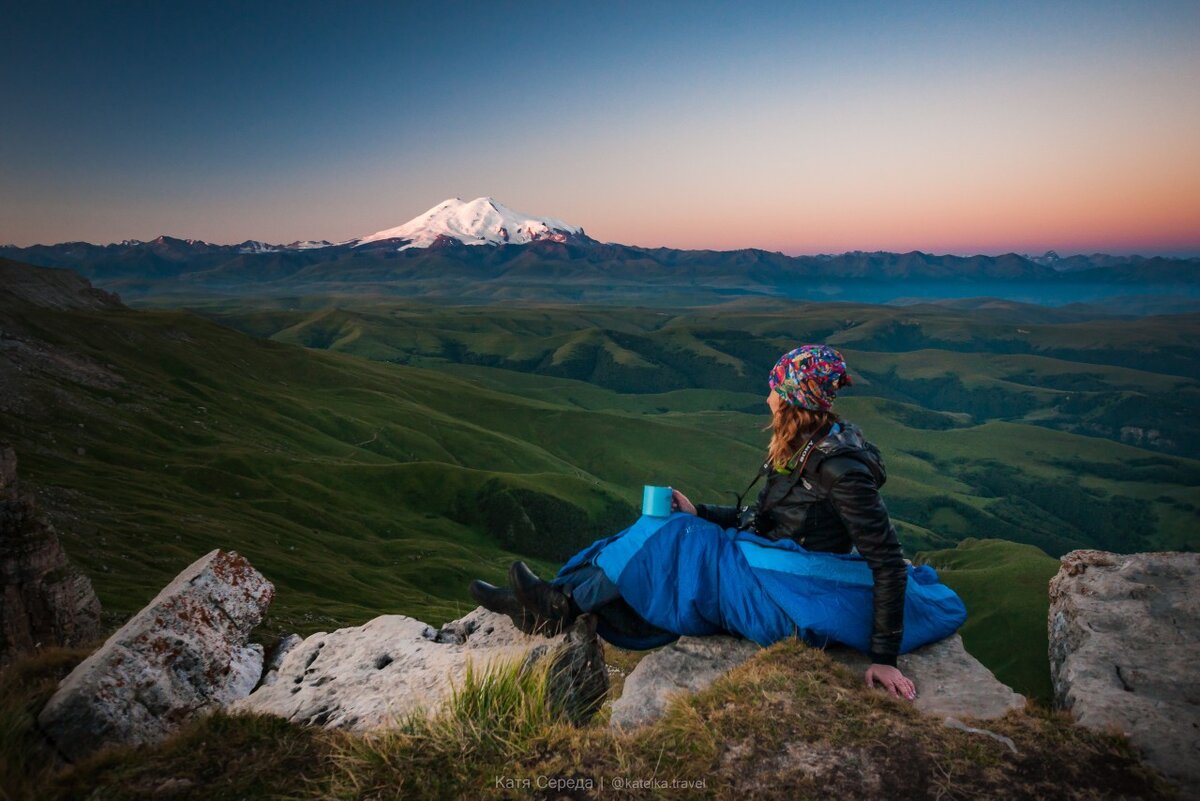 Рассвет на плато Бермамыт 2019