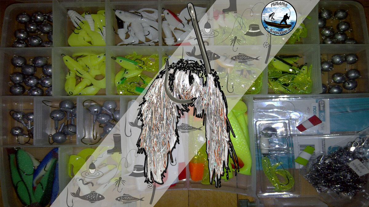 Новогодний дождик на крючке