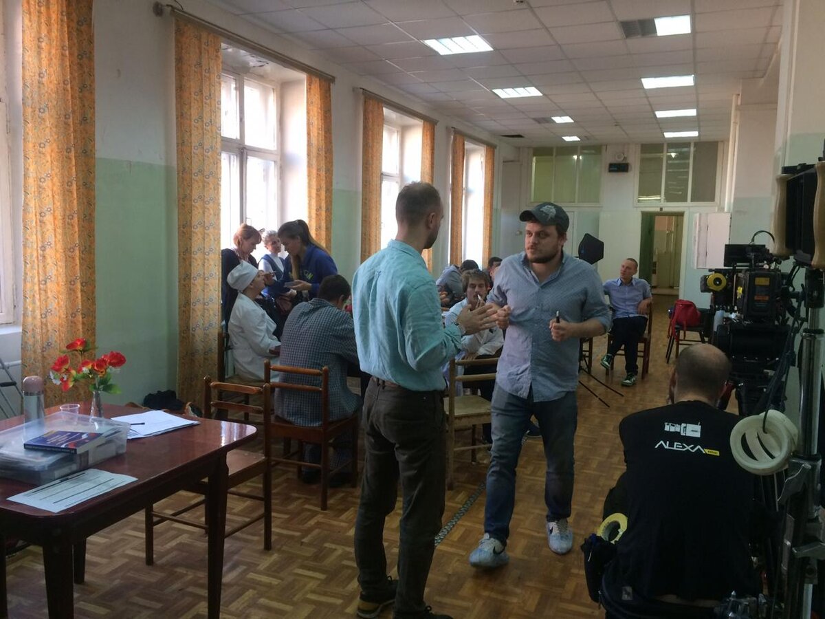 Съёмки фильма "Рёбра"