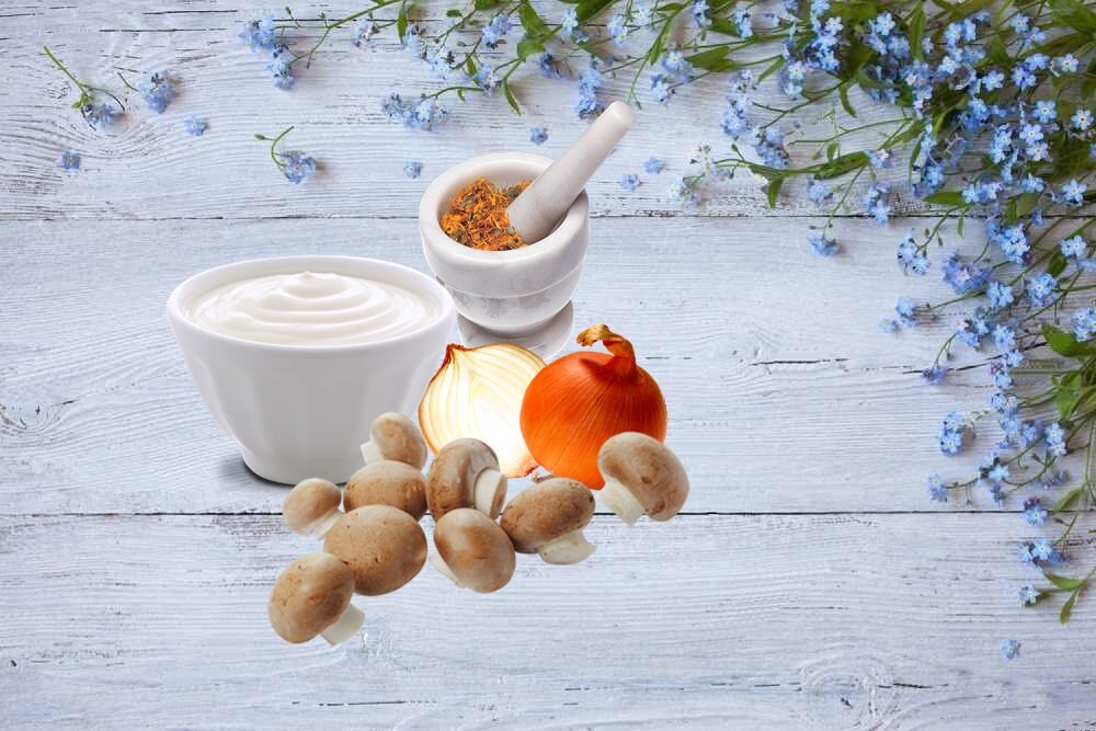 Ингредиенты для грибного соуса