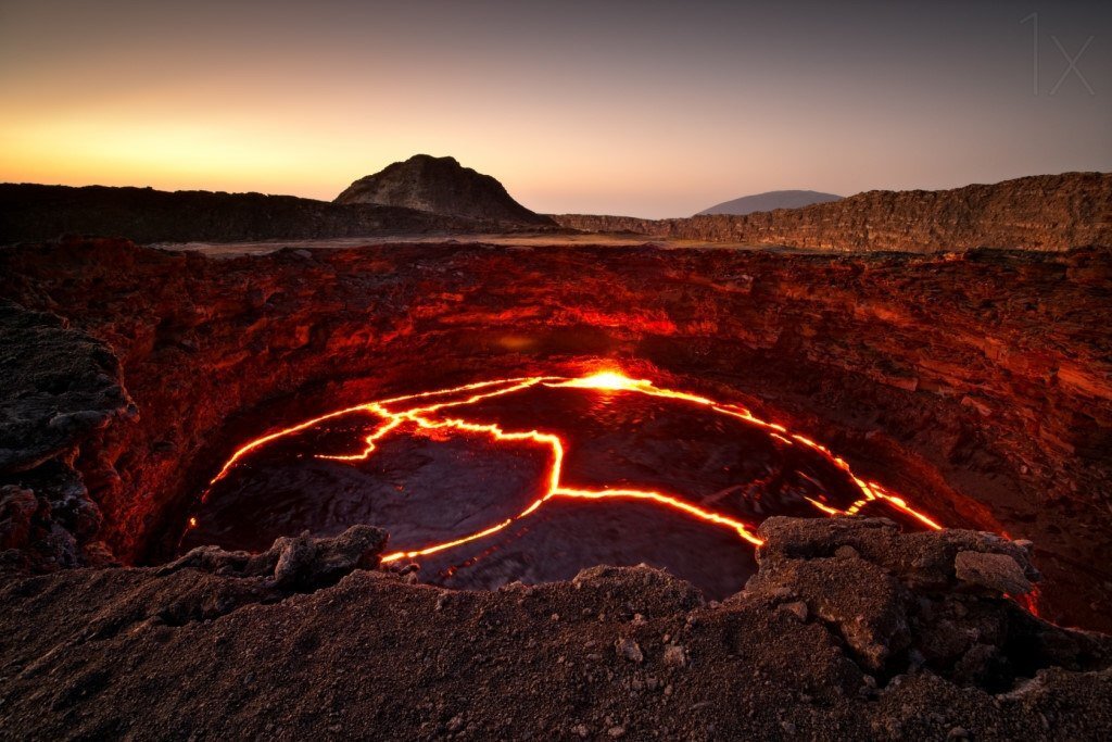 Вулкан Эрта Але- Магма вулкана🌋