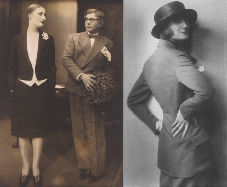 Звезда варьете Марго Лион, эксплуатировавшая мужские образы.