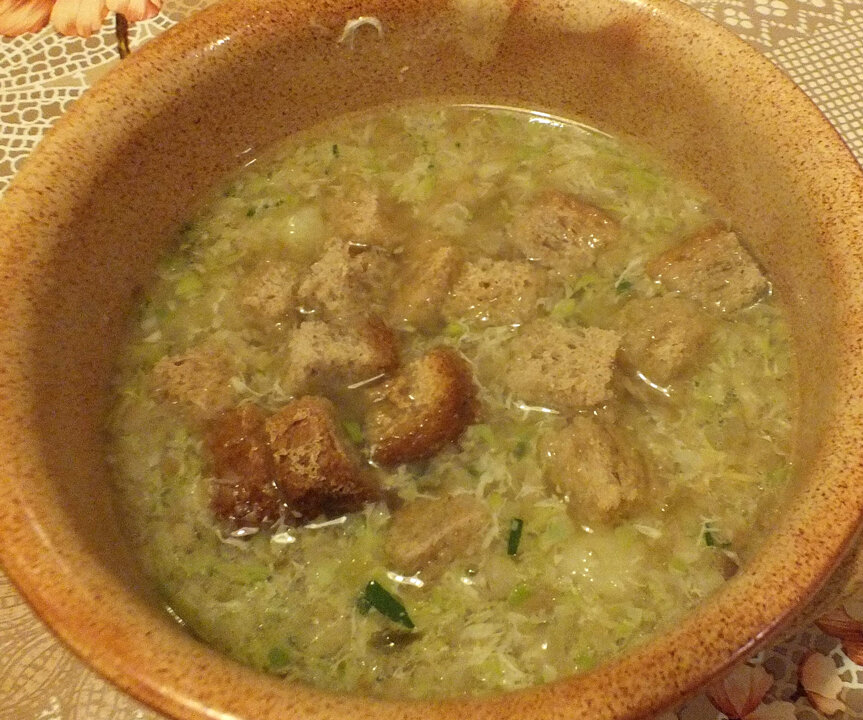 Чешский суп «Чеснечка» (Česnečka) | Рецепты для диабетиков | Дзен