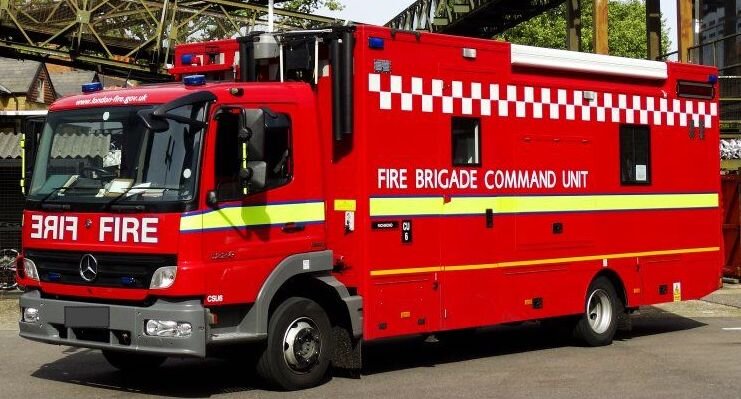 Fire brigade command unit