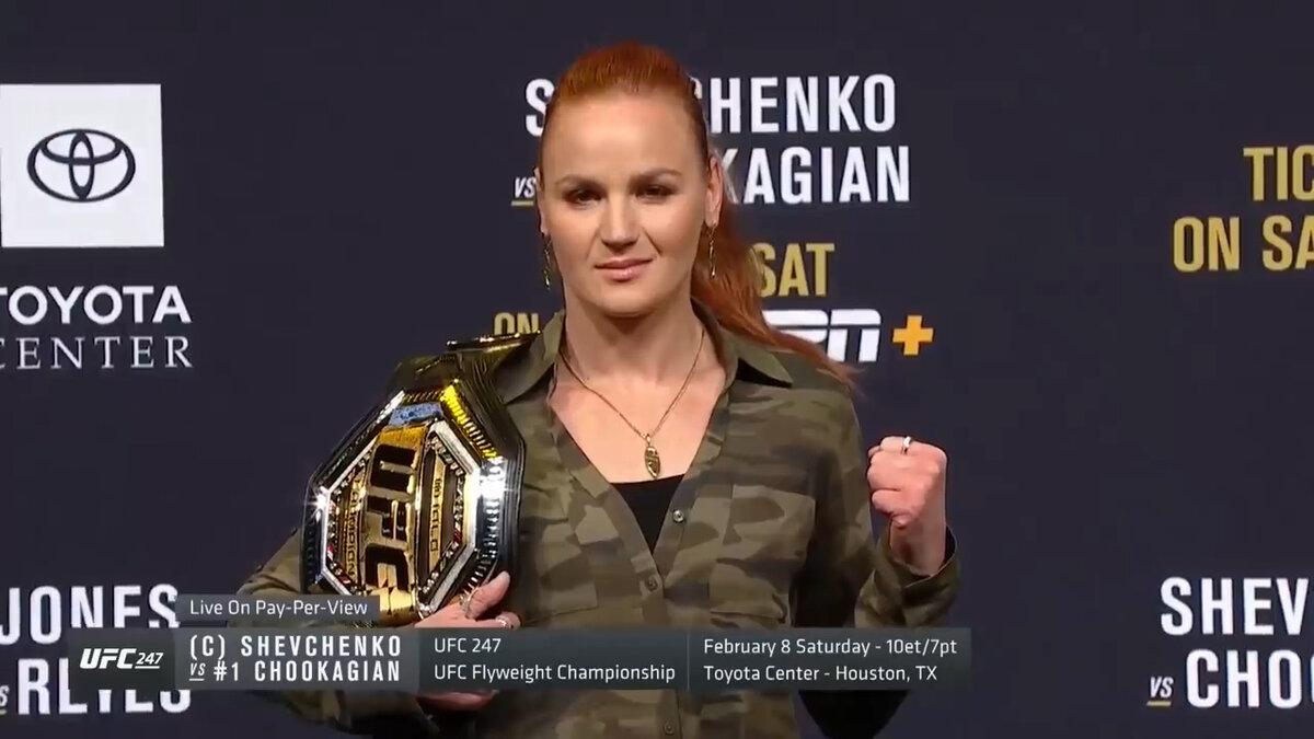 Валентина Шевченко чемпионка UFC в наилегчайшем вес
