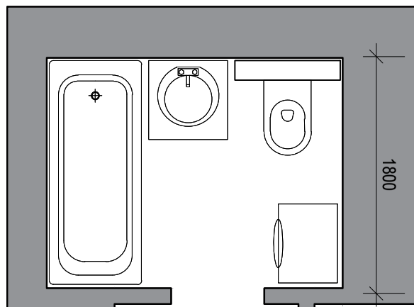 свет в ванной комнате Bathroom dimensions, Bathroom floor plans, Bathroom layout