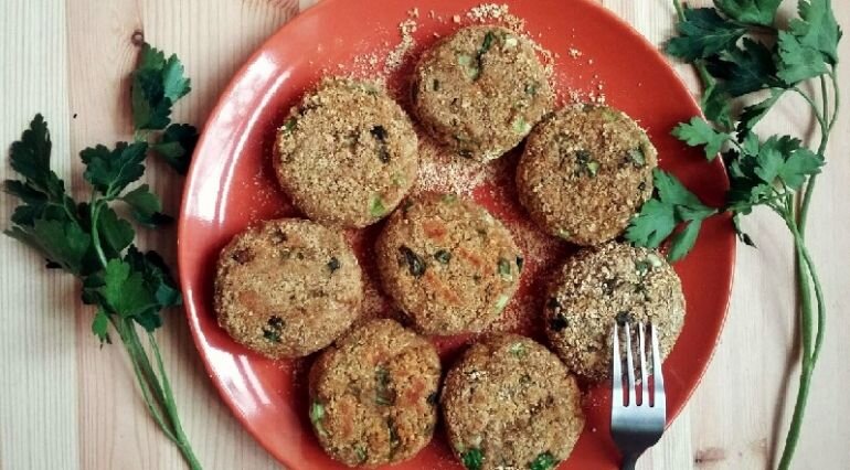 Чечевичные котлеты 