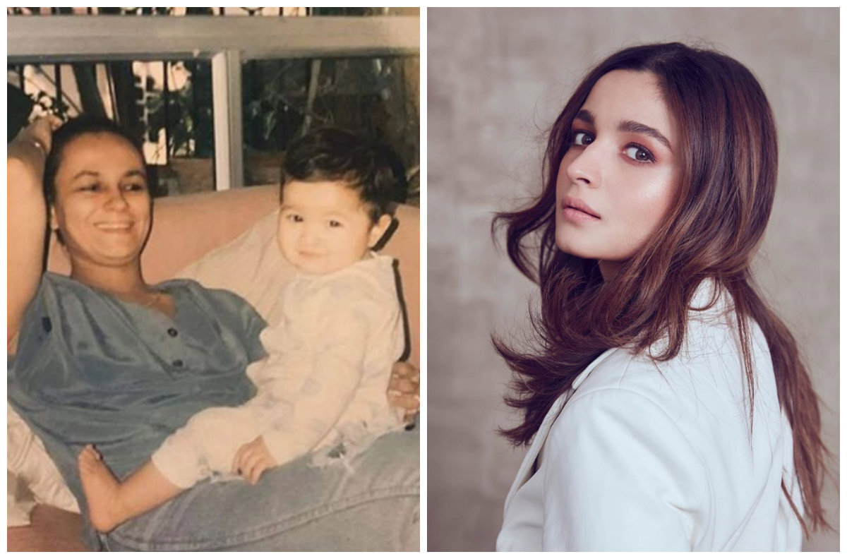 Алия Бхатт в детстве и сейчас / источник всех фото: Инстаграм и Facebook