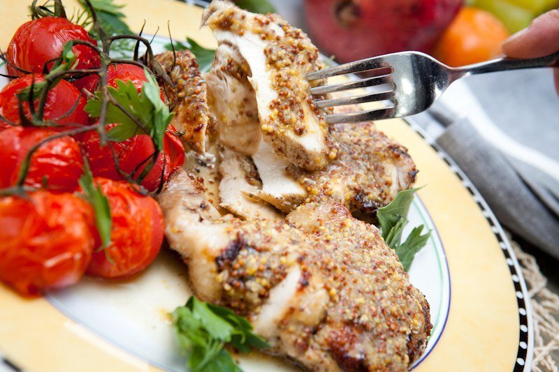 Жареная курица 