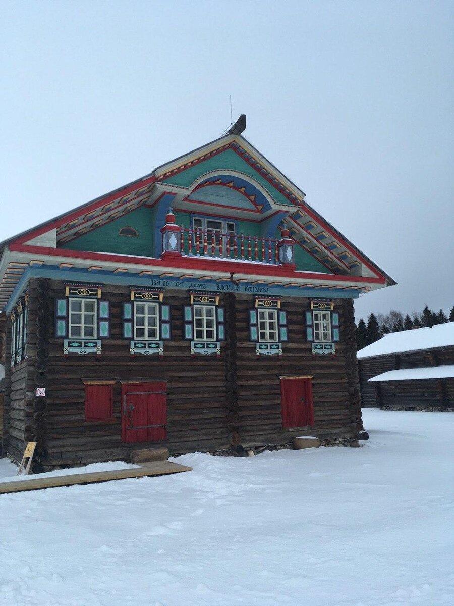 Деревянные дома северных крестьян