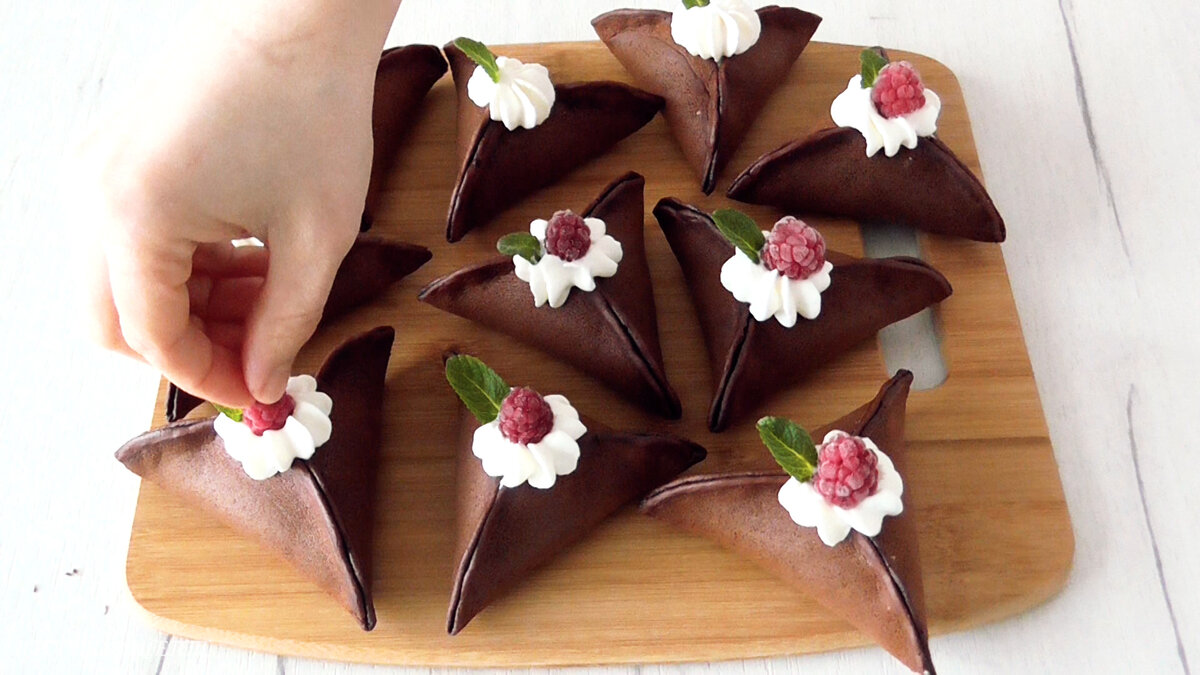 А вы когда-нибудь пробовали Такие Шоколадные блинчики с кремом?!Рецепт с фото и видео