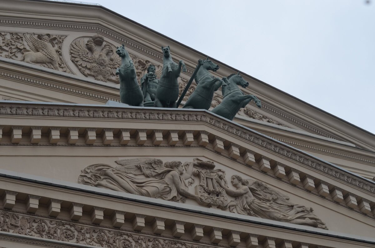Квадрига большой театр в москве