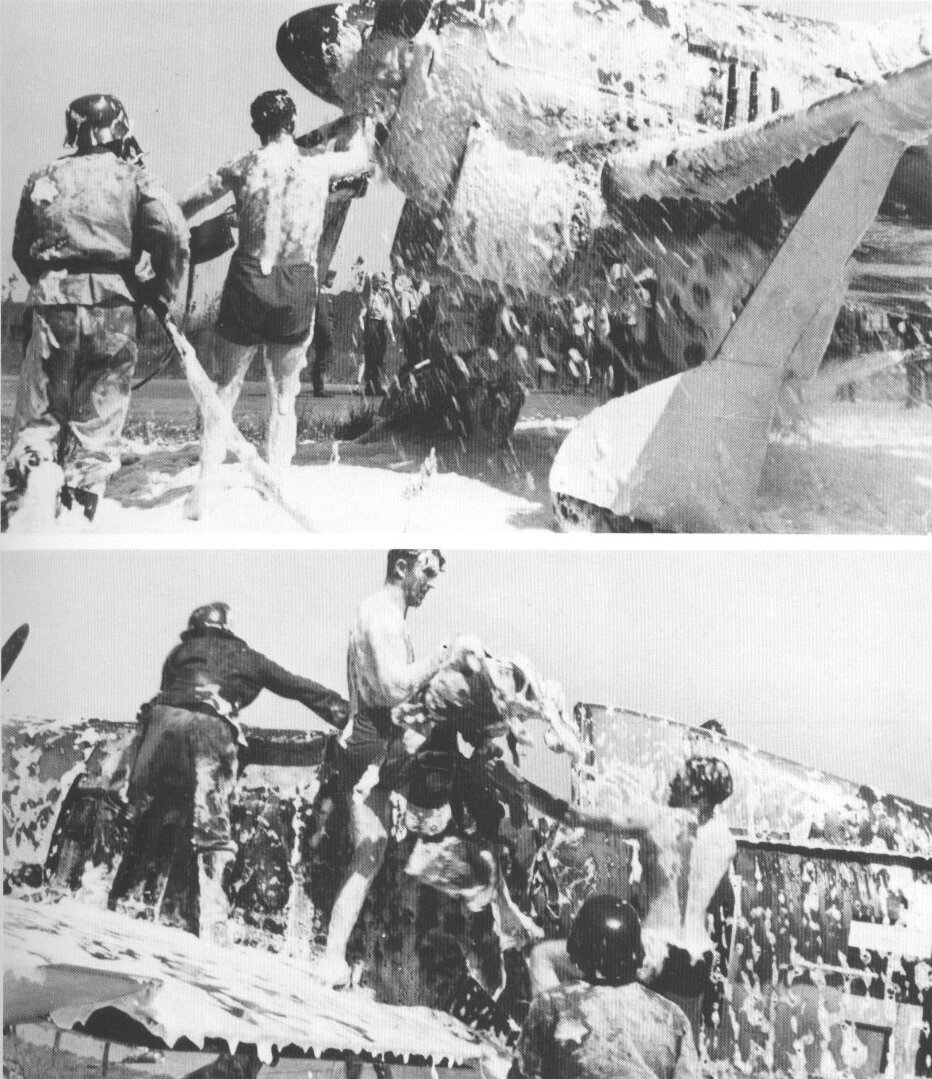 Вначале, случаи перегрева не были редкостью, иногда они приводили даже к пожарам двигателей. Для быстрой локализации возгорания применялась компрессионная пена. Иногда чтобы спасти машину ее приходилось полностью заливать пеной, как и случилось с этим FW-190A-1 из II./JG26