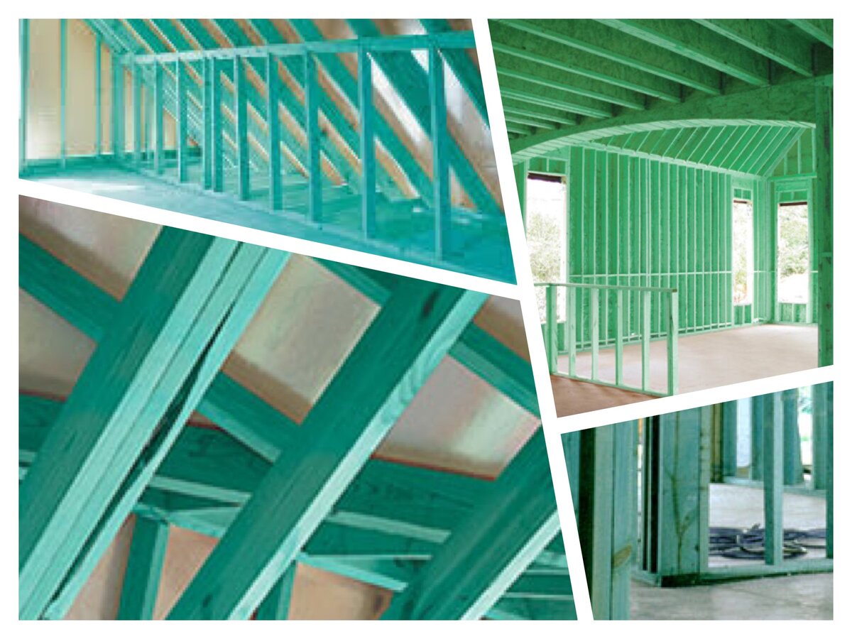 Пропитка придаёт изделию характерный цвет, но не всегда. Для получения натурального цвета производители подкрашивают обработанную древесину пигментами.