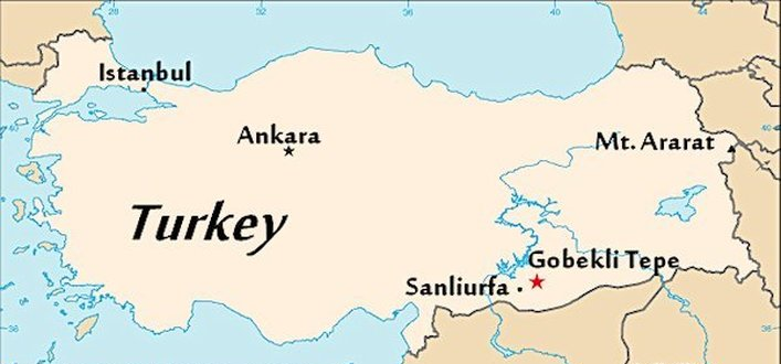 Гёбекли́-Тепе́ на карте Турции