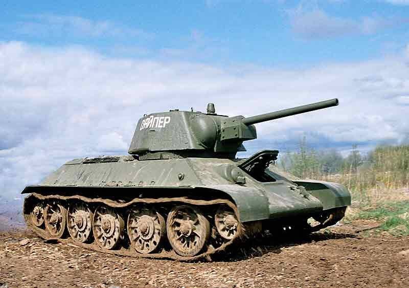 Легенданный Т-34 "Снайпер" 