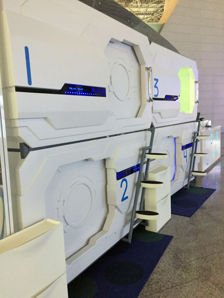 Капсульный отель, аэропорт Внуково