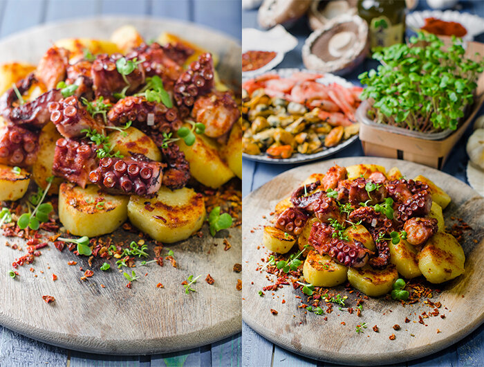 Осьминог по-галисийски. Ням!