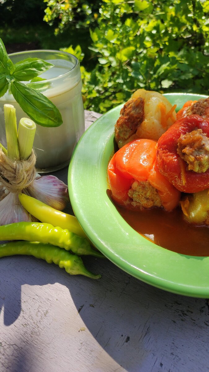 Фаршированный болгарский перец