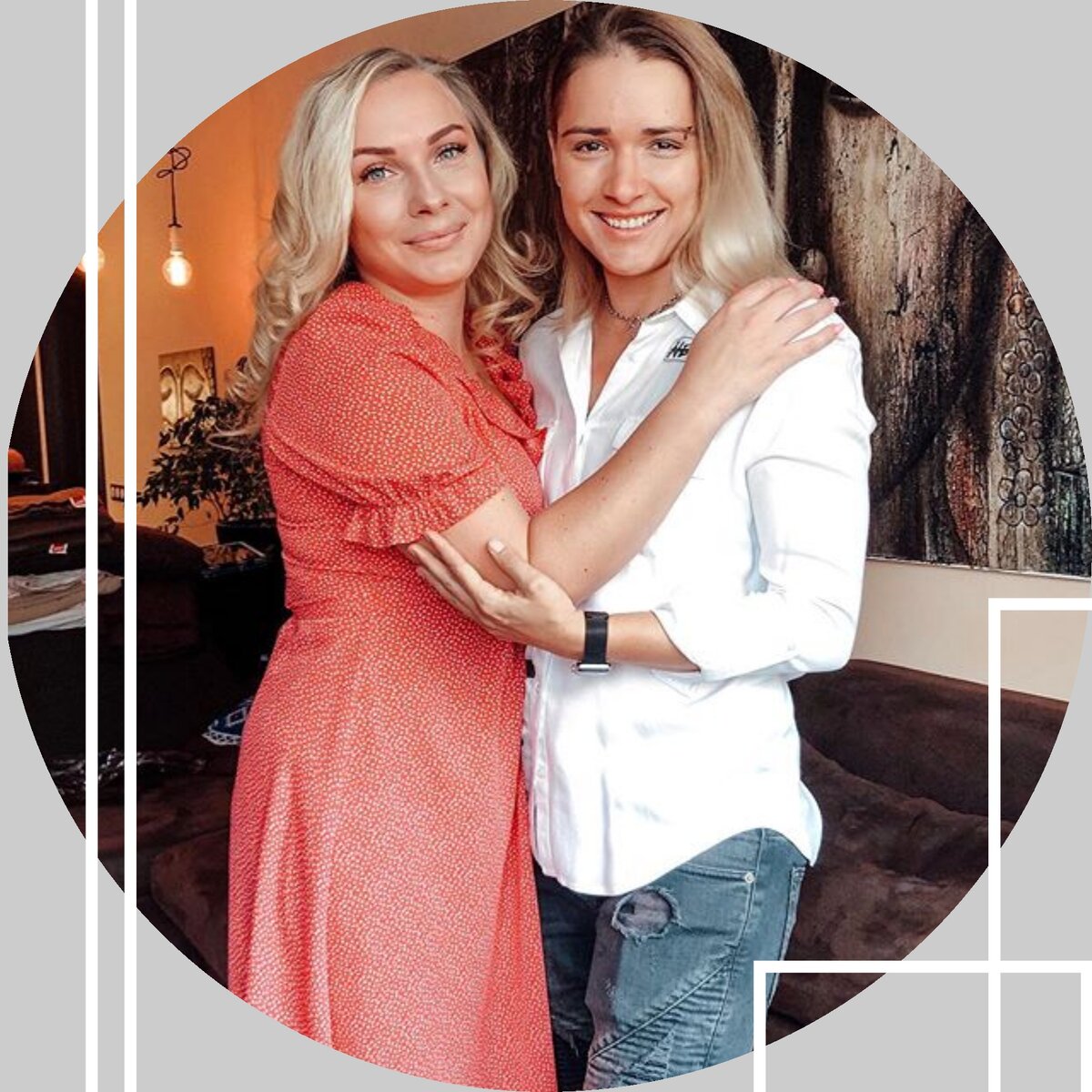 Настя с Ольгой "Солнце" Николаевой