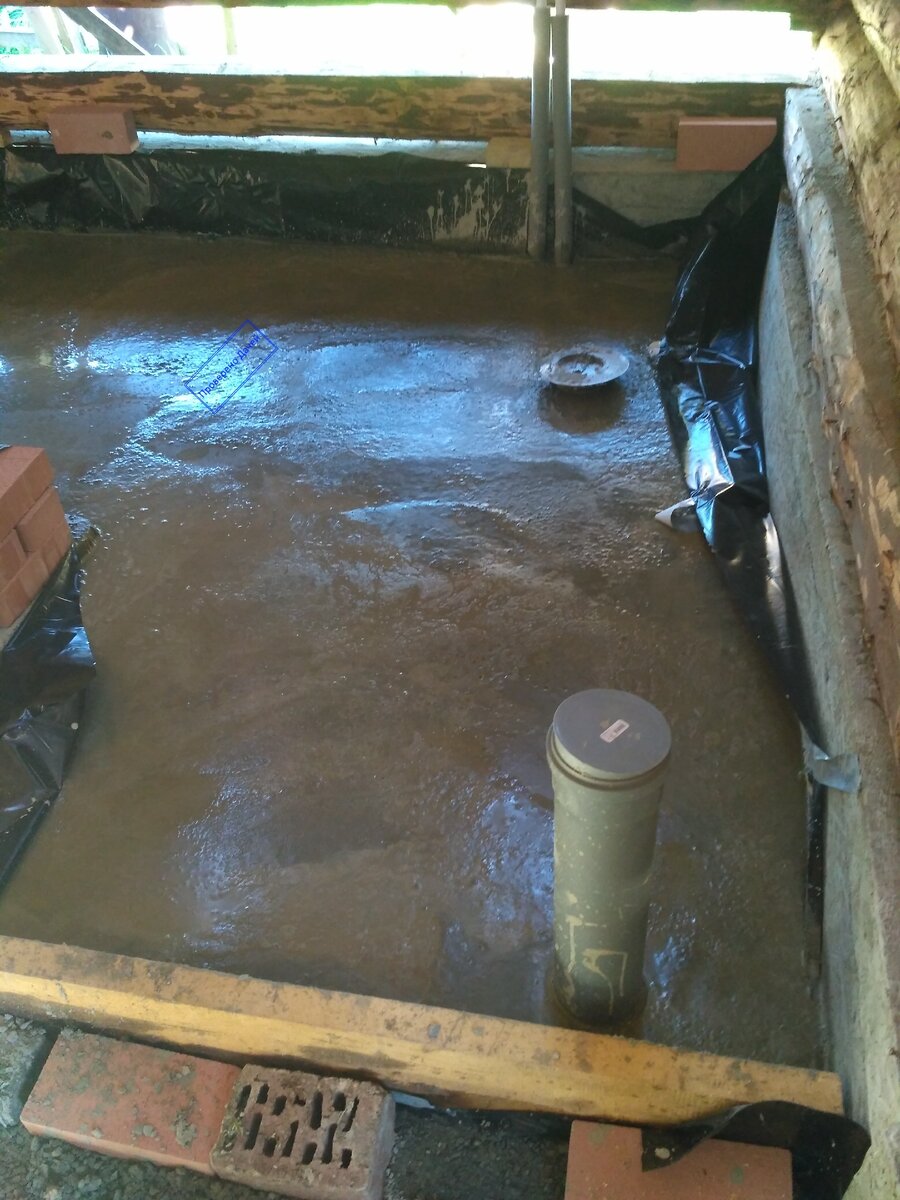 Черновой пол.