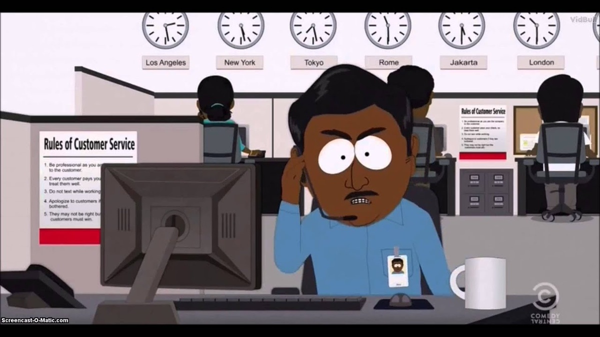 кадр из сериала south park