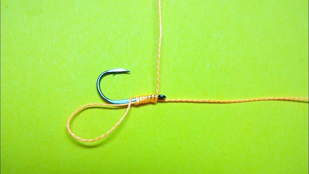 Рыболовный узел Снелл (Snell Knot)