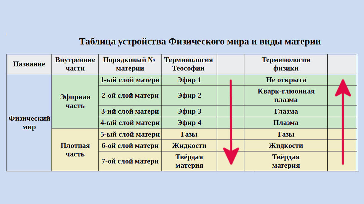 Виды поглощаемое пищи