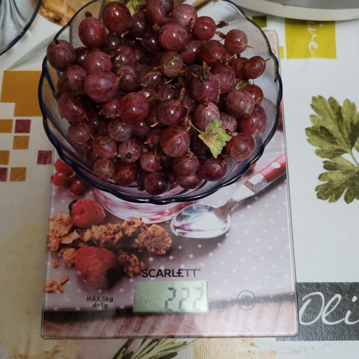 Крыжовник 44 ккал на 100 грамм