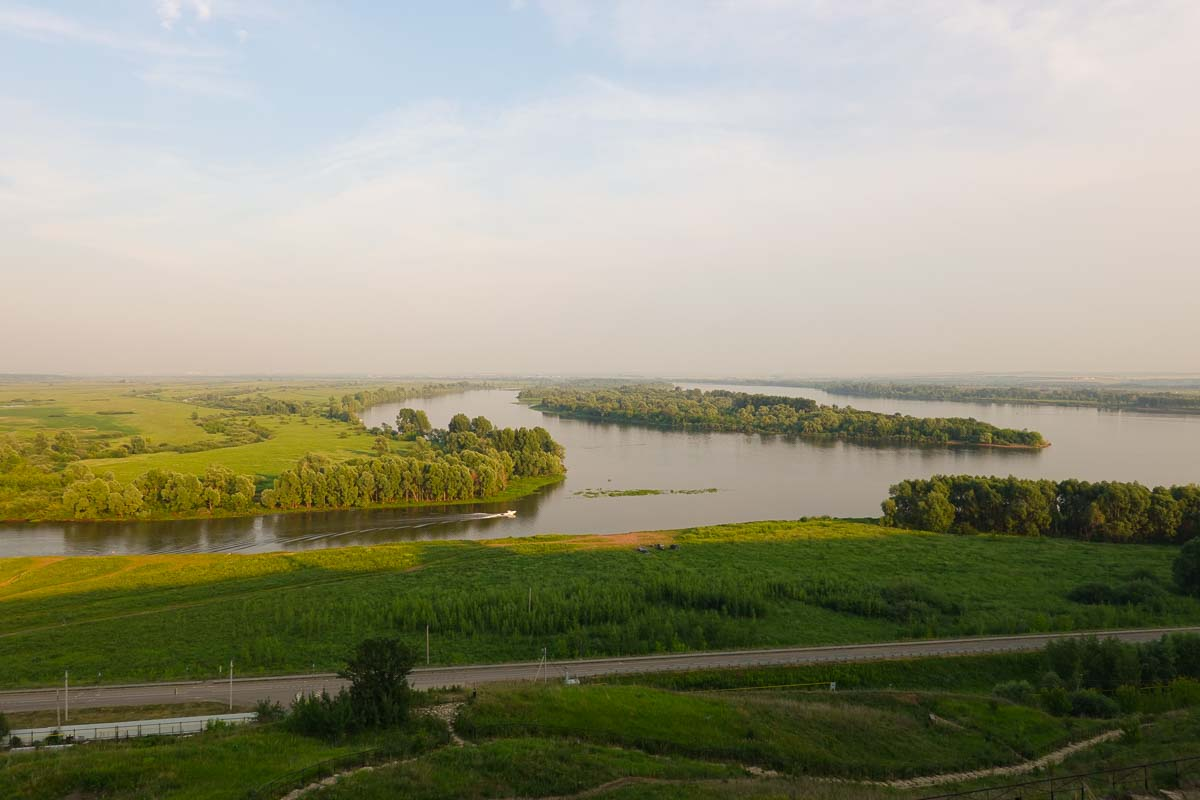 Татарстан. Елабуга. Слияние рек Тойма и Кама