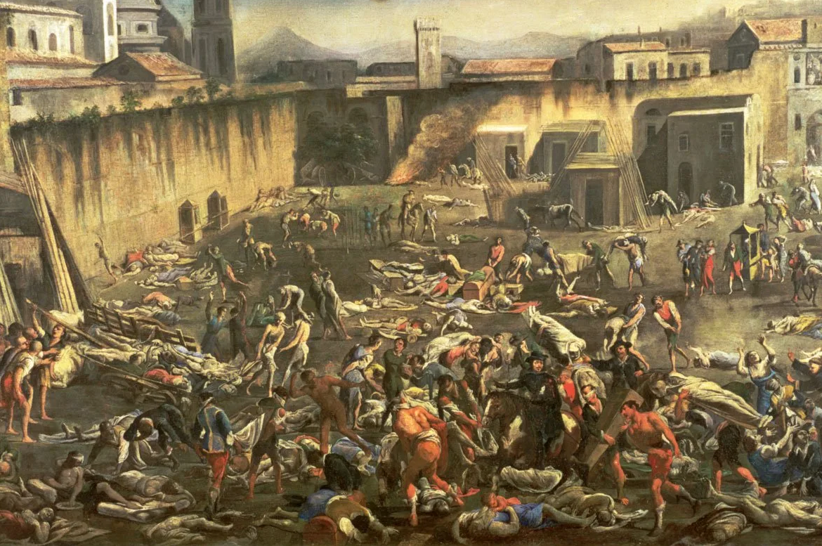 Чума в Европе.