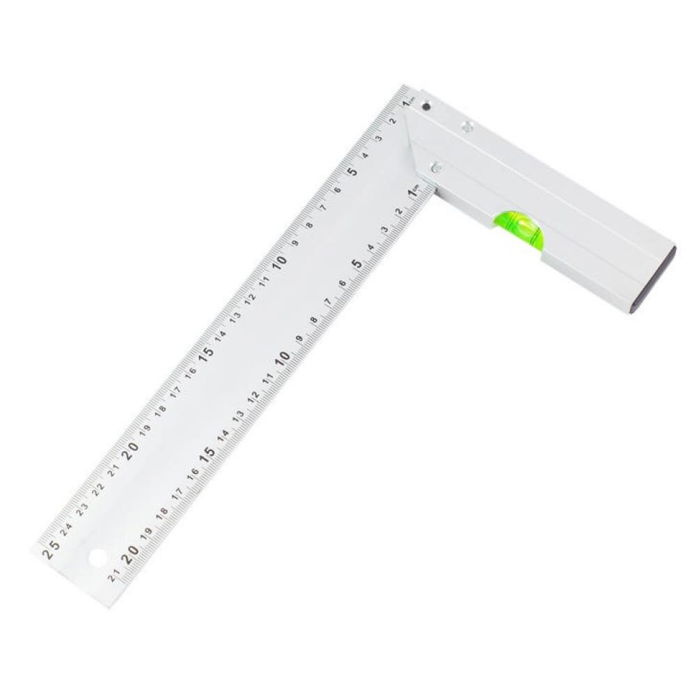 Угольник с уровнем