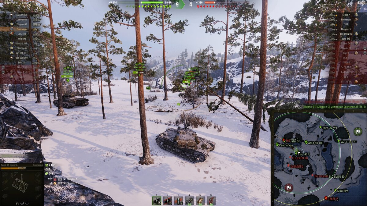 Данная позиция позволяет без проблем вести огонь по танкам противника с тыла.