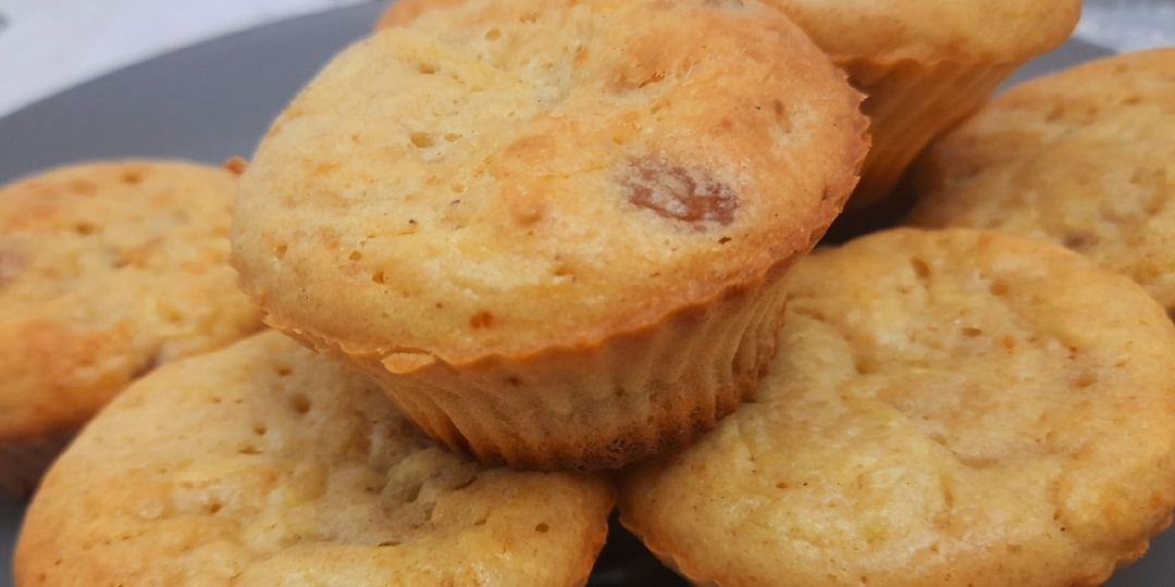 Тыквенные кексики. Воздушные и нежные. Быстрый рецепт к чаю