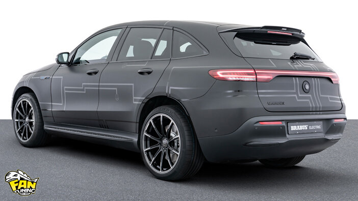 Тюнинг от Брабуса (Brabus) на новый электрический Мерседес (Mercedes) EQC400