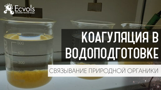 Коагуляция и связывание природной органики в воде. Реальные эксперименты с очисткой воды.