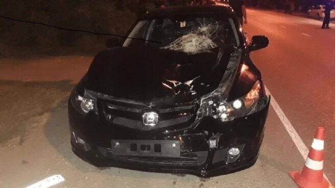 Машина сбившая ребёнка