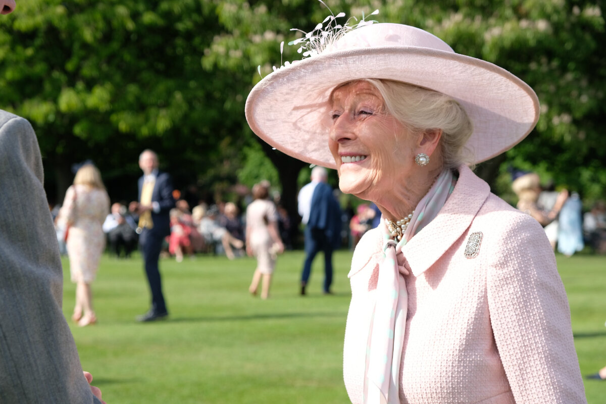 Princess Alexandra attends a garden party held at Buckingham Palace... Princess 