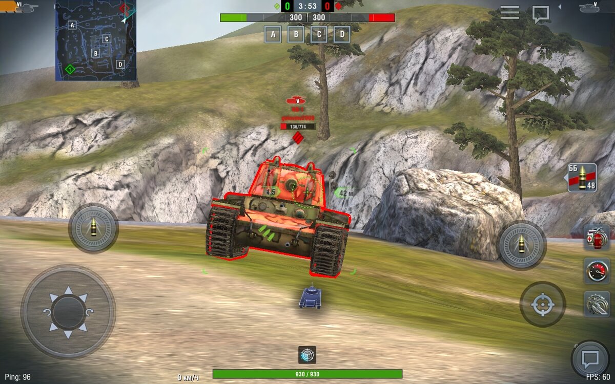  КВ-1 в прицеле танка 6-го уровня Skoda T-25