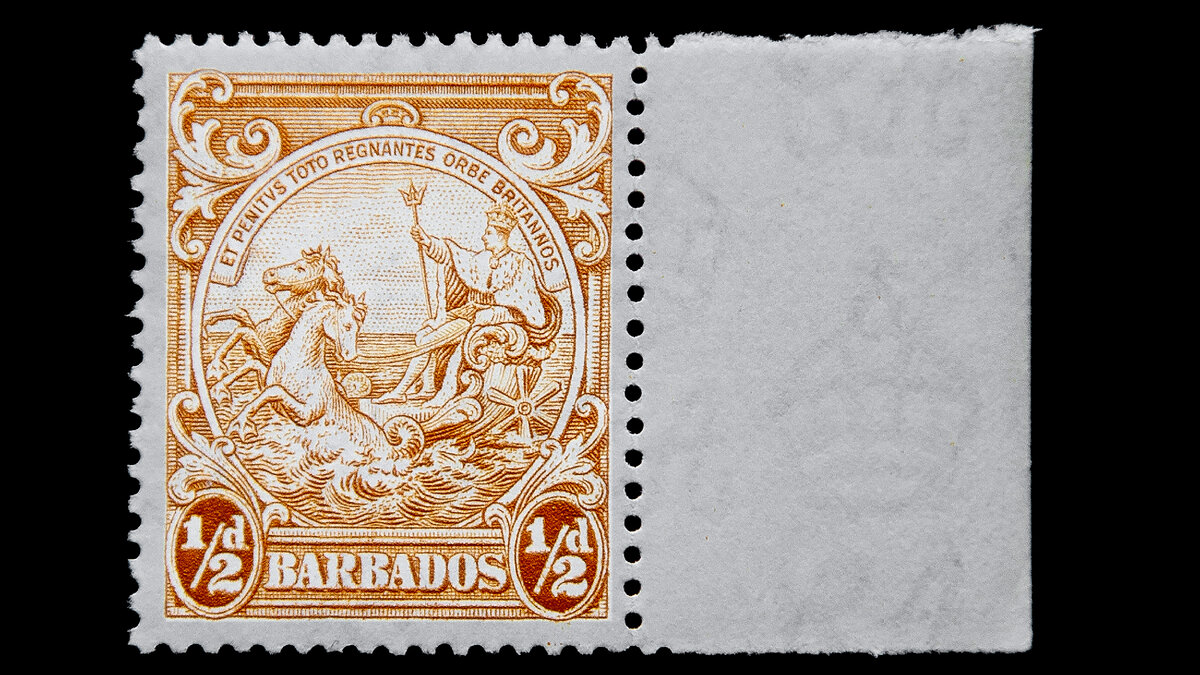 Барбадос 1942. Стандарт (марка из личной коллекции)