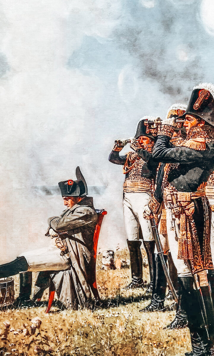 Фото автора. Картина в Музее Отечественной войны 1812 года. Москва.