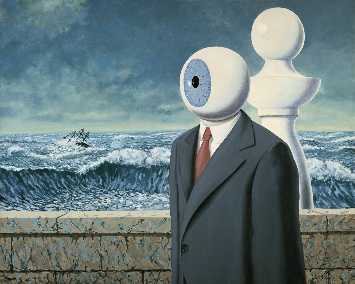 «Трудности перехода». – Рене Магритт, 1963 г.