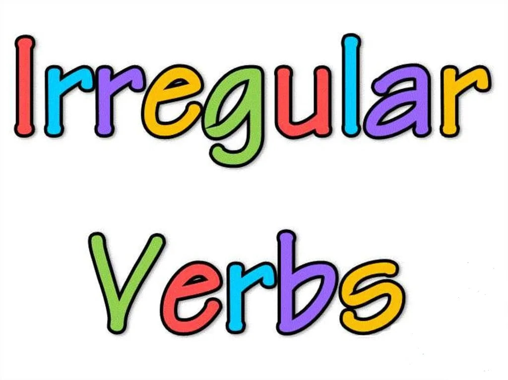 This includes. Irregular verbs надпись. Irregular verbs картинка. Irregular verbs рисунки. Неправильные глаголы картинка для презентации.