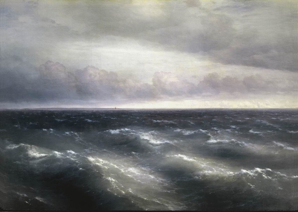 Чёрное море (1881), автор И. К. Айвазовский