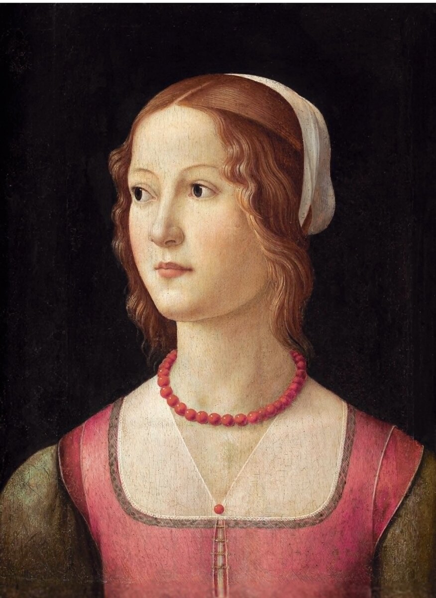 «Средневековая дама» Domenico Ghirlandaio 1490