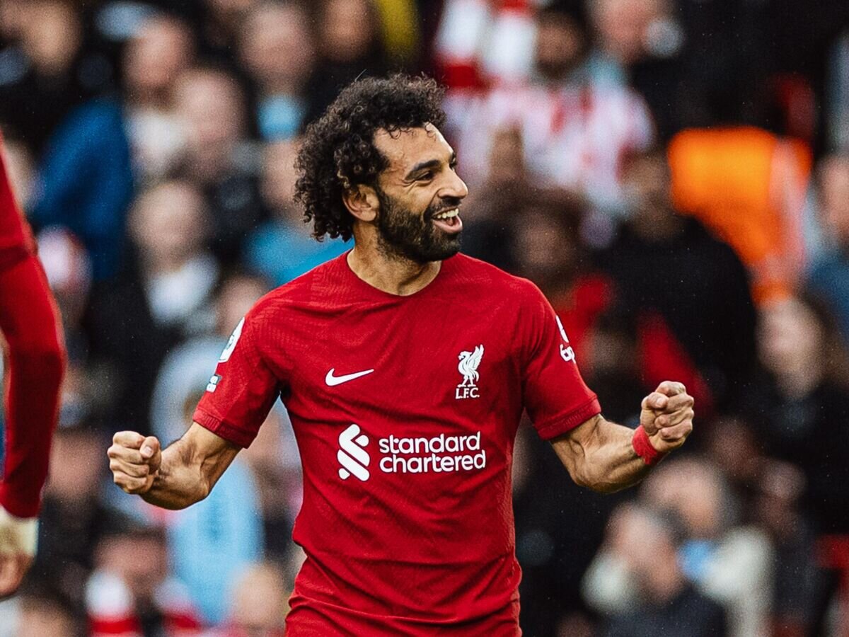    Полузащитник "Ливерпуля" Мохаммед Салах в матче АПЛ© пресс-служба клуба "Ливерпуль"