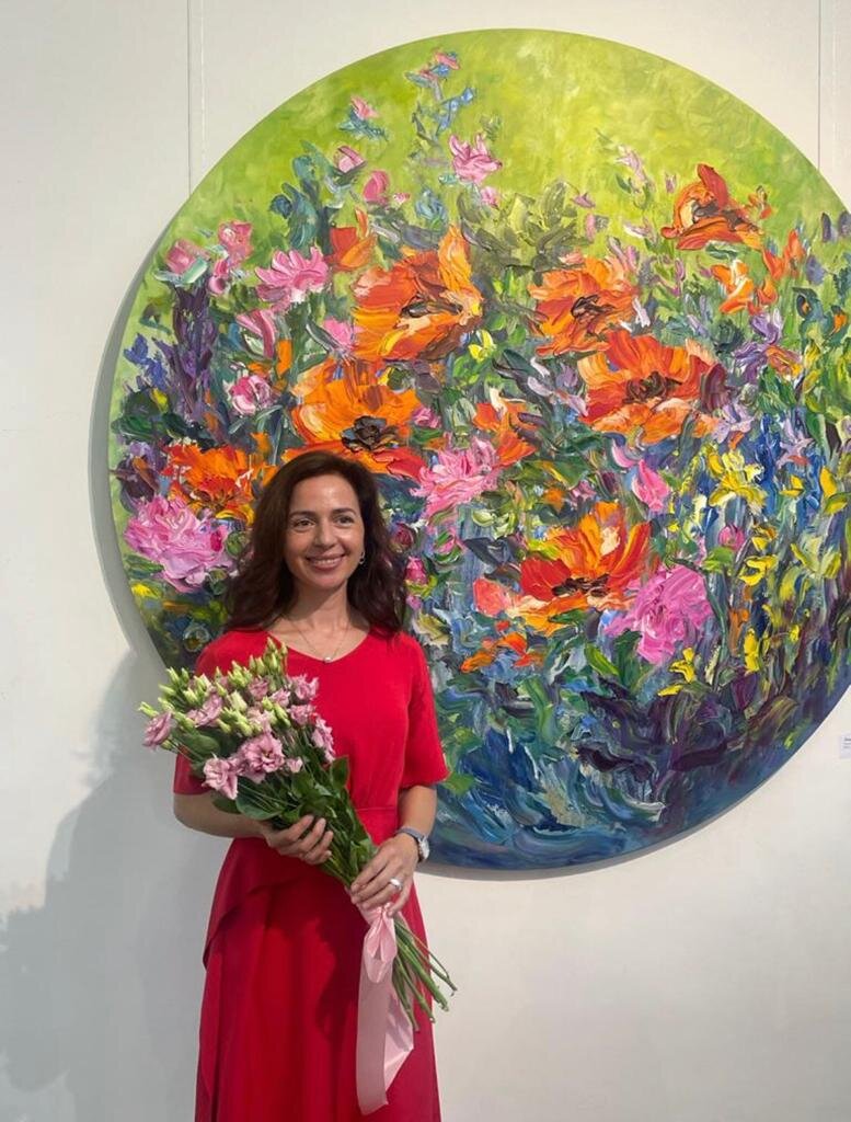    В  Туле , в зале на Красноармейском, 16 , проходит выставка Екатерины Дворкович "Однажды летом...-21